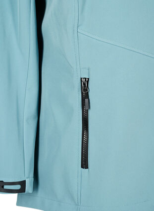 Short softshell jacket with pockets, Arctic, Packshot image number 3
