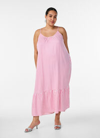 Women's Plus size Pink Summer dresses (40-64) - Zizzifashion Women's Plus size Pink Summer dresses (40-64) - Zizzifashion