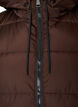 Long vest with hood and pockets, Brown, Packshot image number 2