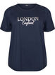 T-shirt with motif, Blue, Packshot image number 0