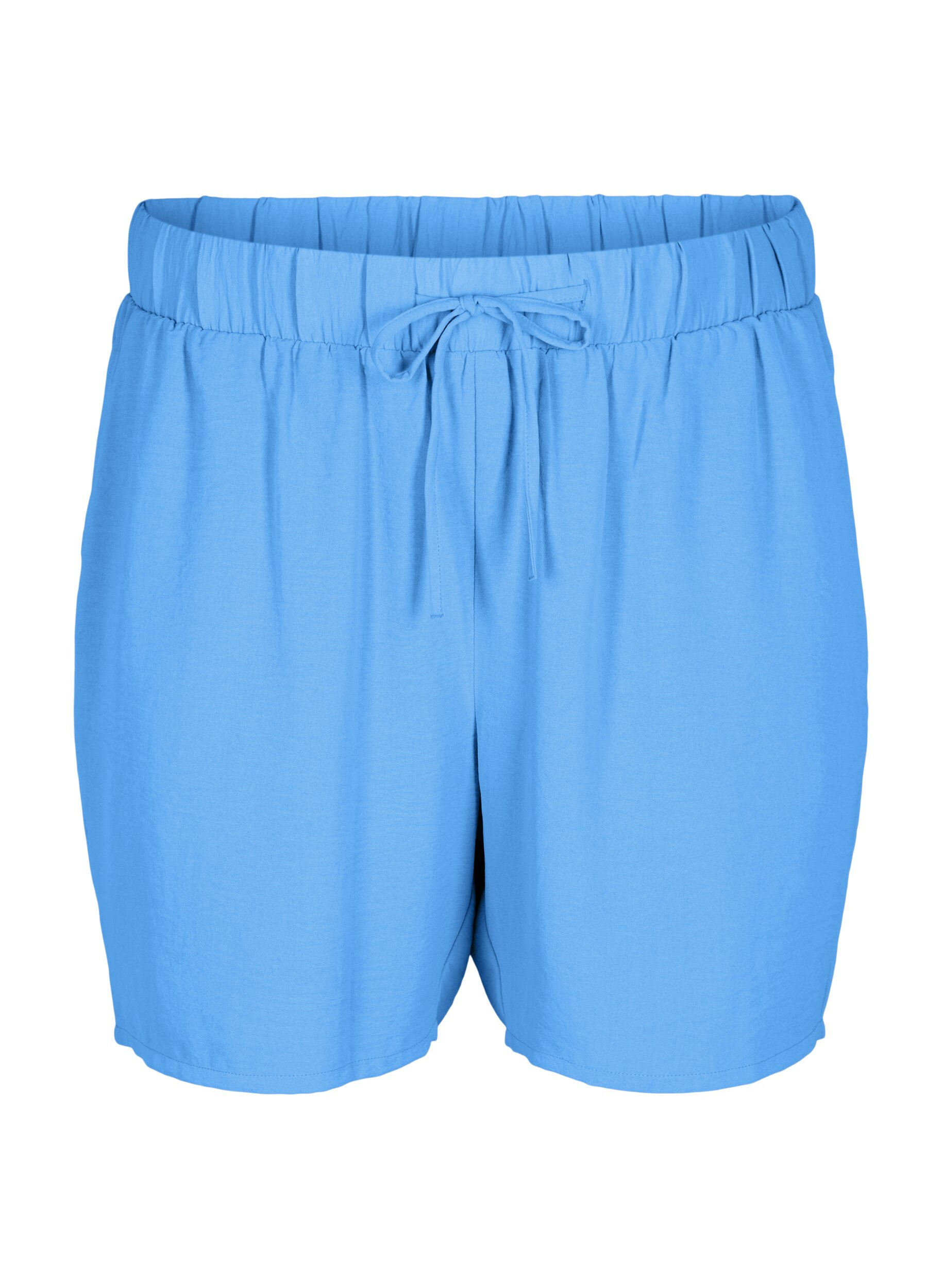 ZizzifashionShorts with pockets and elastic waistband, Blue, Packshot image number 0