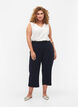Ankle length trousers with loose fit, Blue, Model image number 0