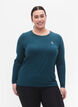Long-sleeved training shirt, Deep Teal, Model image number 0