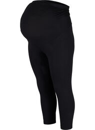 Pregnancy leggings with 3/4 length, Black, Packshot