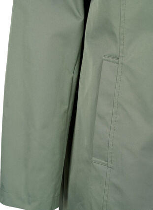 Jacket with pockets and high collar, Sea Spray, Packshot image number 3