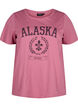 Cotton T-shirt with text motif, Malaga W. ALASKA, Packshot image number 0