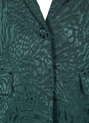 Viscose blazer with tone-on-tone print, Ponderosa Pine, Packshot image number 2