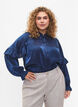 Viscose shirt with ruffles, Titan, Model image number 0