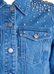 Denim jacket with rhinestones, Blue, Packshot image number 2