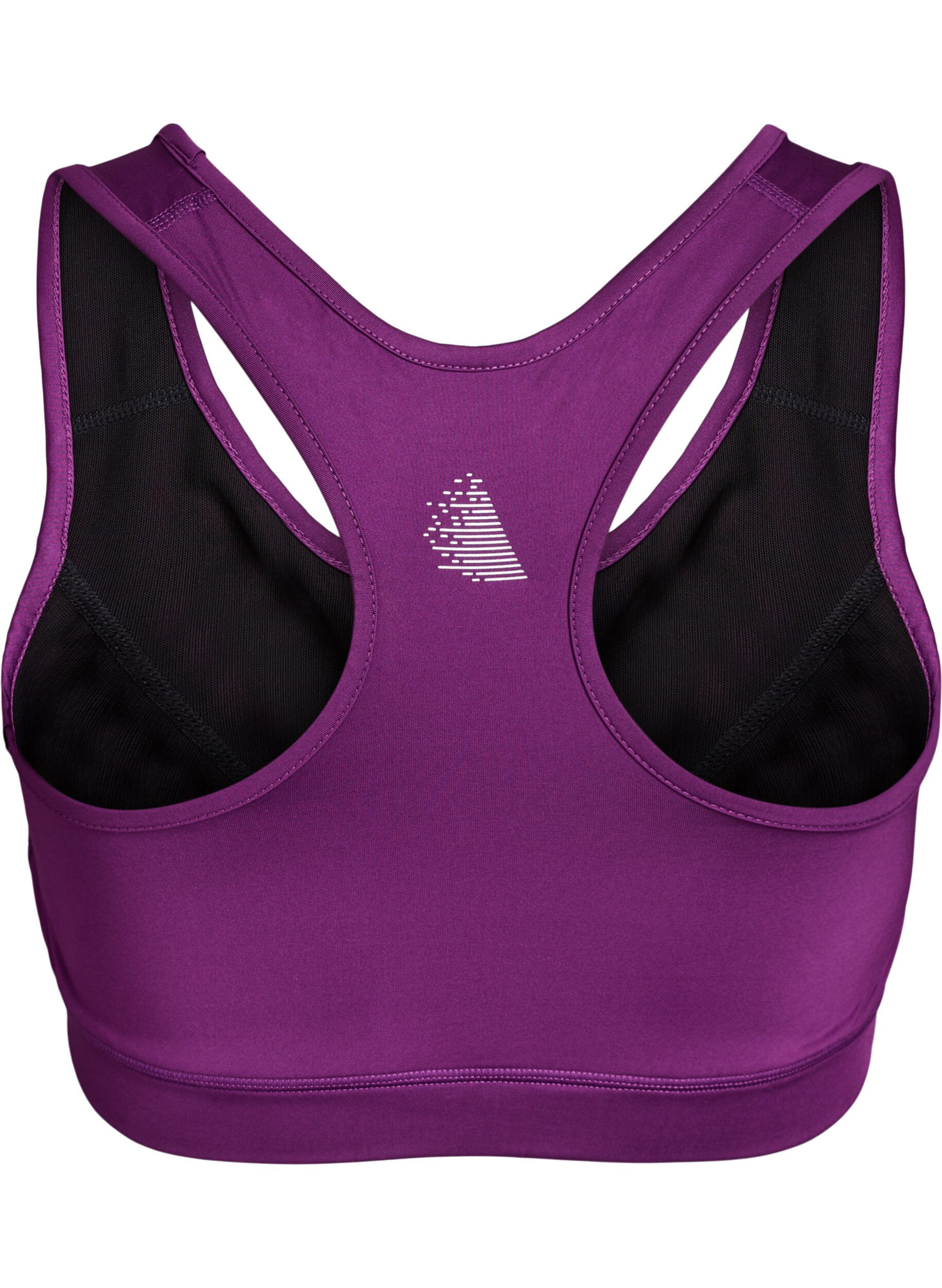 Zizzifashion Sports bra with racerback, Purple, Packshot image number 1