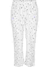 Floral pyjama bottoms in cotton
