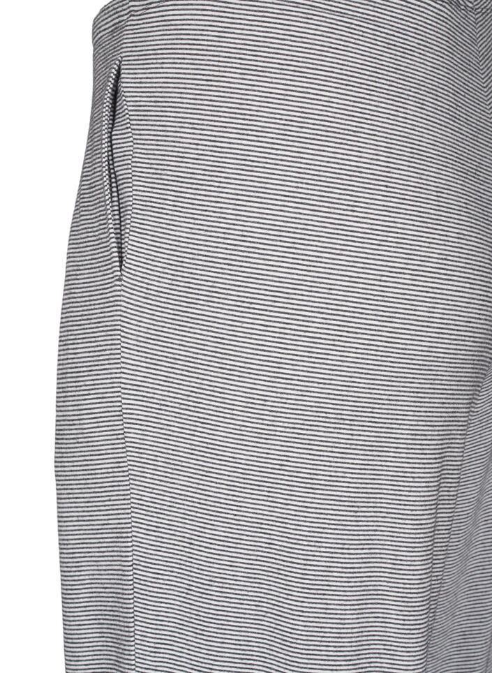 Night trousers with pockets, Striped DGM , Packshot image number 3