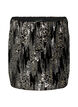 Short sequin skirt, Black, Packshot image number 0