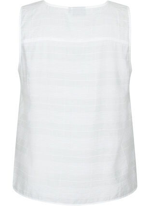 Viscose top with structure, Bright White, Packshot image number 1