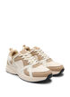 Sporty sneakers with mesh, Beige, Packshot image number 1