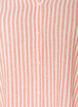 Blouse in linen and viscose with V-neck, Coral, Packshot image number 2