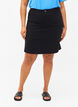 Short skirt with inner shorts, Black, Model image number 3