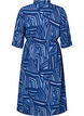 FLASH - Shirt dress with print, Medieval Blue AOP, Packshot image number 1