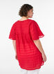 Tunic in lyocell with flutter sleeves, Red, Model image number 2