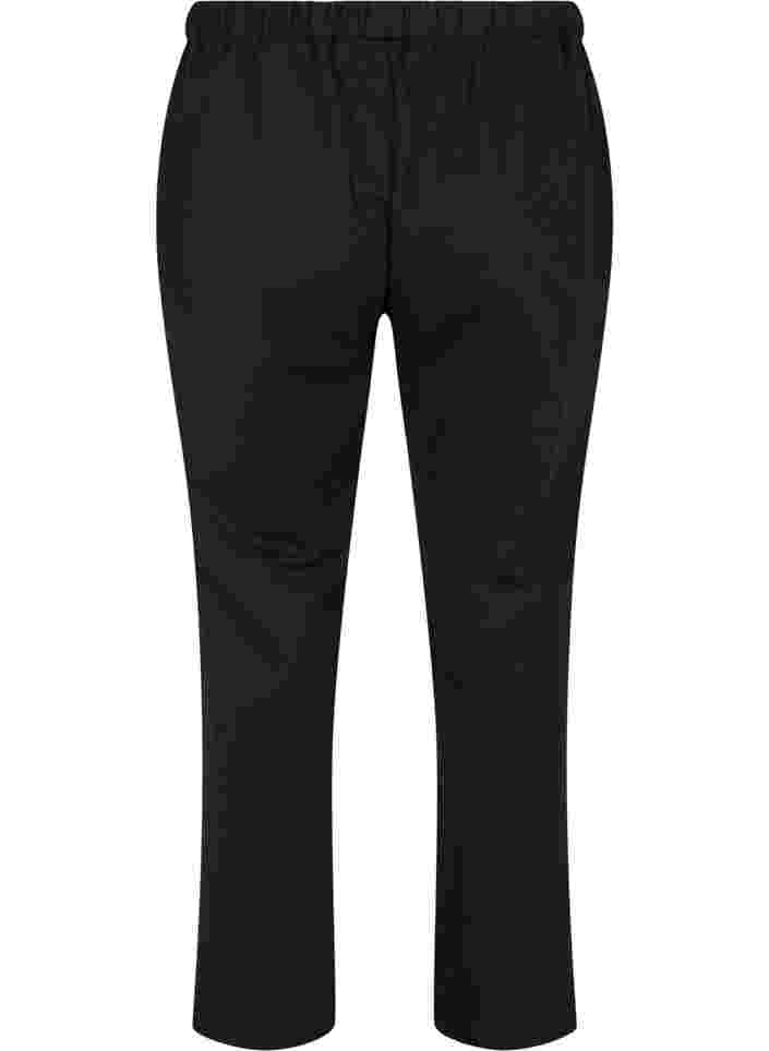 Classic wide leg trousers, Black, Packshot image number 1