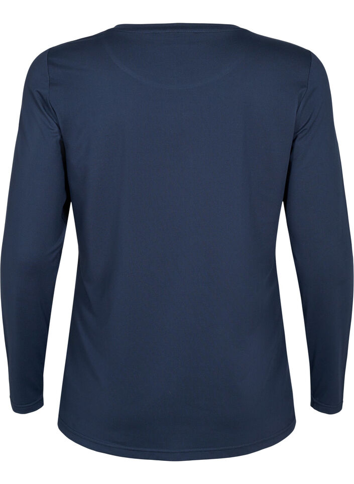 Long-sleeved training shirt, Night Sky, Packshot image number 1