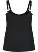 Light shapewear top with adjustable straps, Black, Packshot image number 1