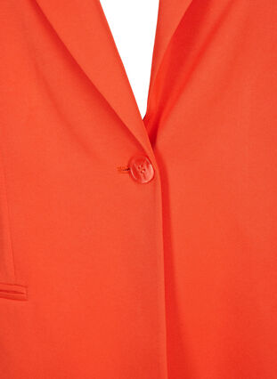 FLASH - Simple blazer with button, Orange.com, Packshot image number 2