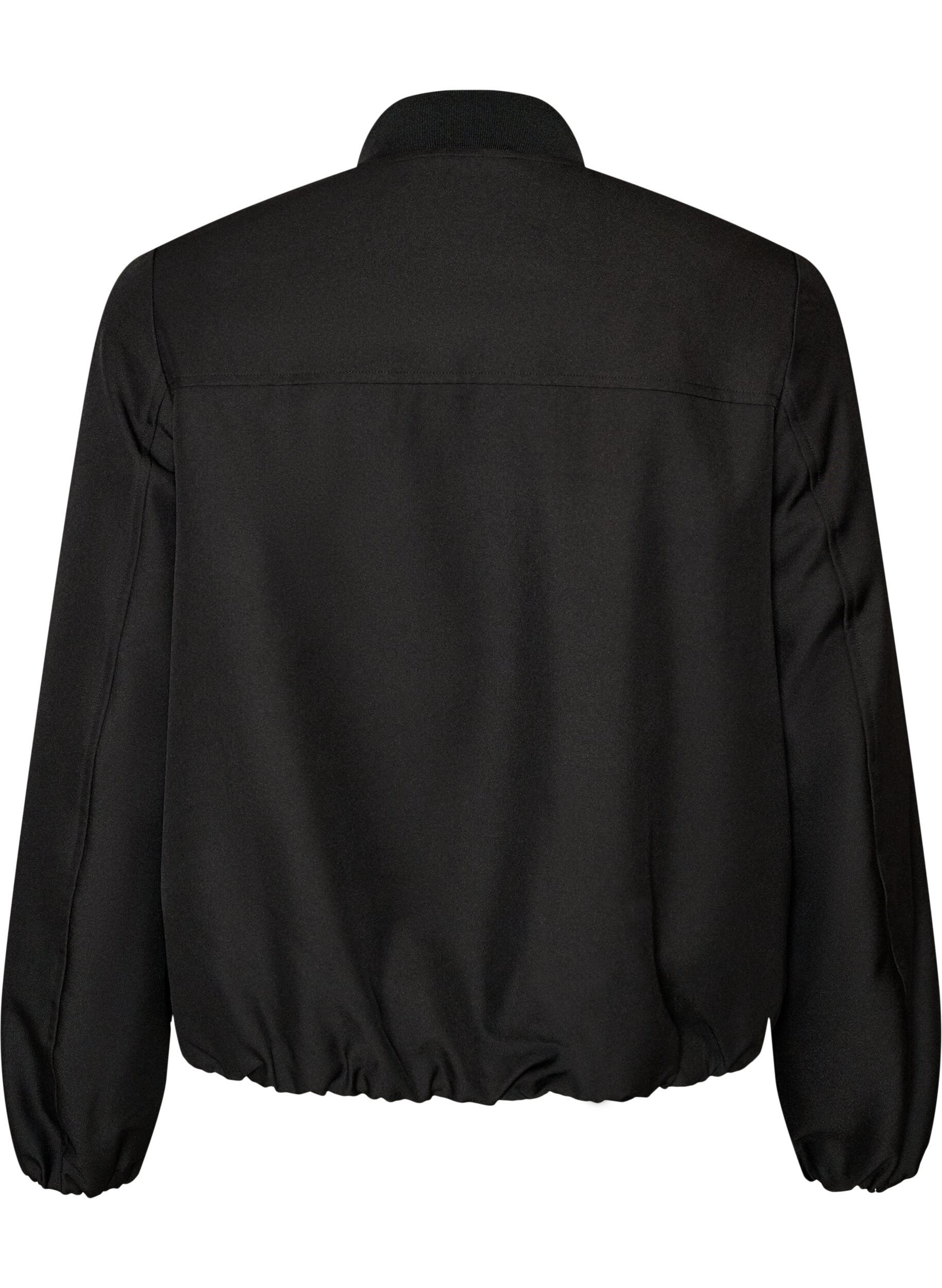 ZizzifashionLightweight jacket with a balloon silhouette, Black, Packshot image number 1