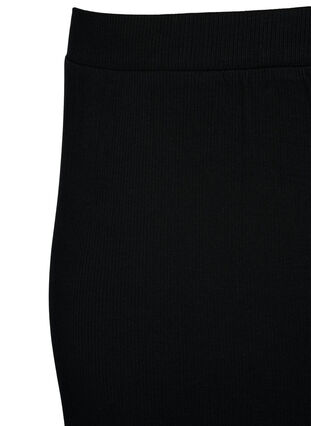 Slim fit midi skirt in viscose, Black, Packshot image number 2