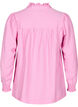 Blouse with ruffle collar, Pink, Packshot image number 1