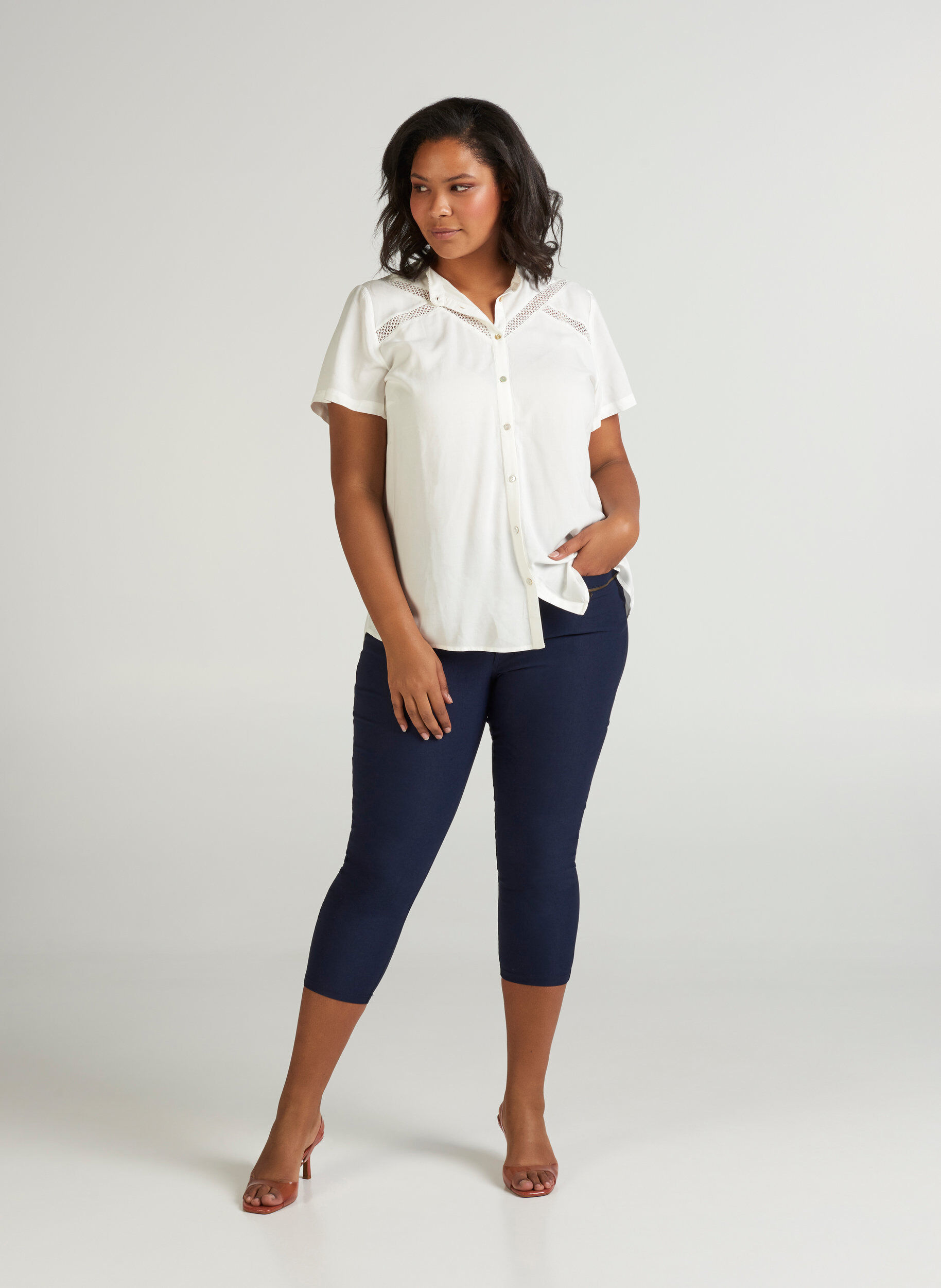 Zizzifashion 3/4 trousers, Night Sky, Model image number 0