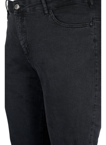 High-waisted Ellen bootcut jeans, Grey Denim, Packshot image number 2
