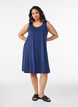 Sleeveless A-line dress, Blue, Model image number 1