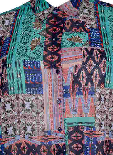 FLASH - Long sleeve shirt with floral print, Multi Ethnic , Packshot image number 2
