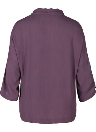 Viscose shirt with 3/4 sleeves, Vintage Violet, Packshot image number 1