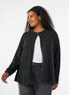 Knitted cardigan with a round neck and button fastening, Dark Grey, Model image number 0
