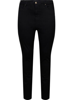 Extra high waisted Bea jeans with super slim fit, Black, Packshot image number 0