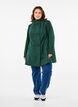 Short A-line coat, Trekking Green Mel., Model image number 3