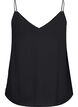 V-neck strap top, Black, Packshot image number 1