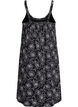 Knee-length strap dress in organic cotton, Black, Packshot image number 1