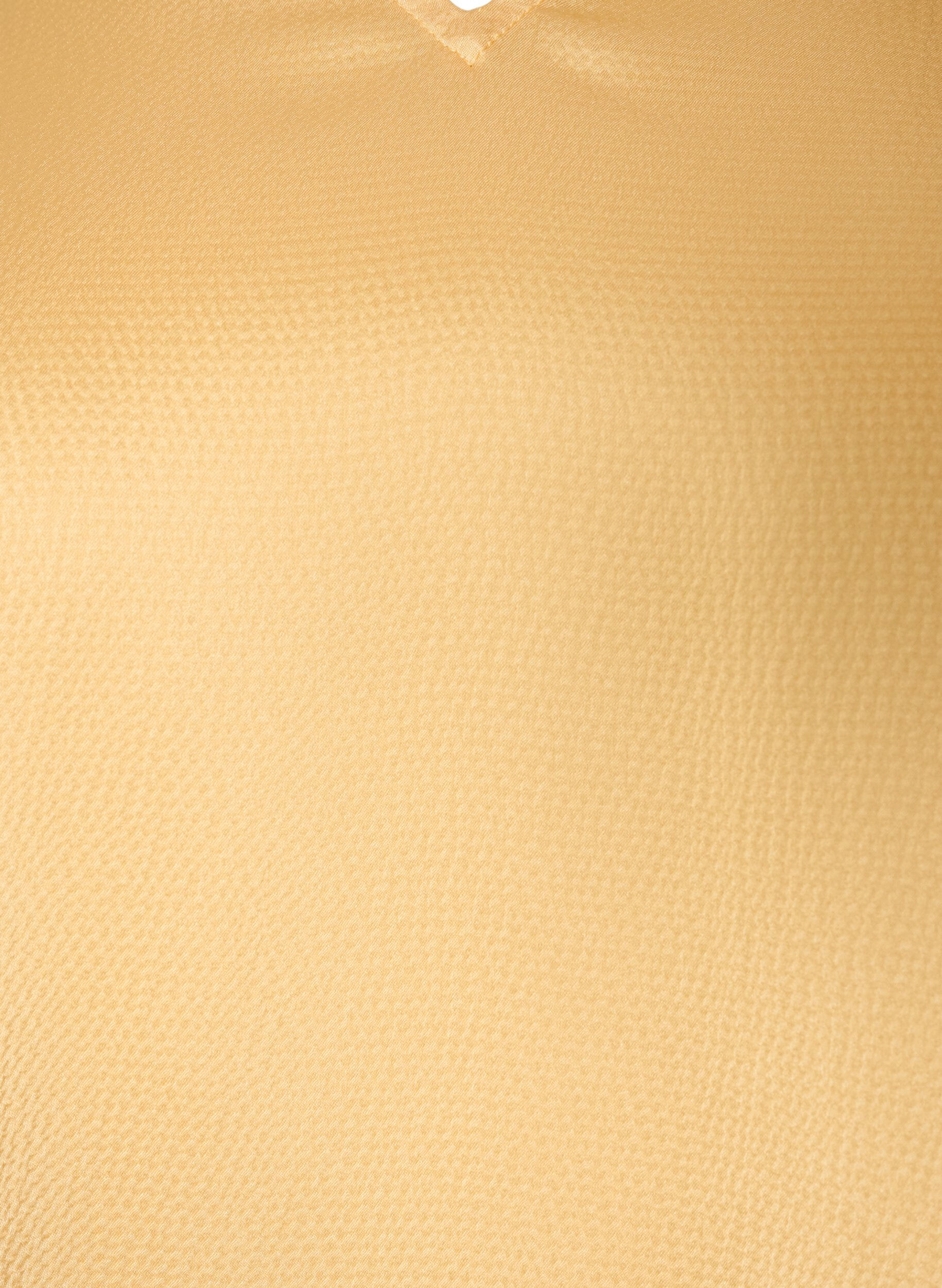 ZizzifashionBlouse with shirt collar and V-neck, Yellow, Packshot image number 2