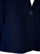 Classic blazer with single button closure and pockets, Blue, Packshot image number 2