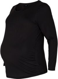 	 Basic maternity top with long sleeves