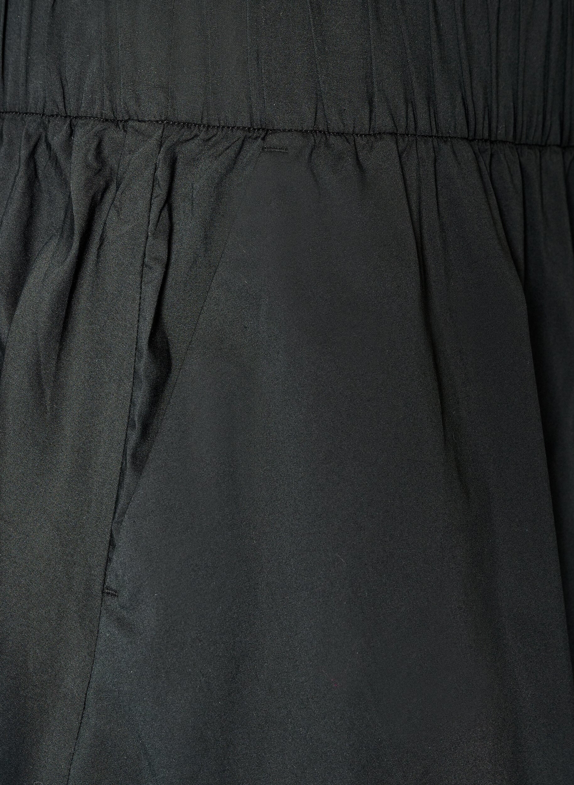 ZizzifashionWide A-line midi skirt, Black, Packshot image number 3