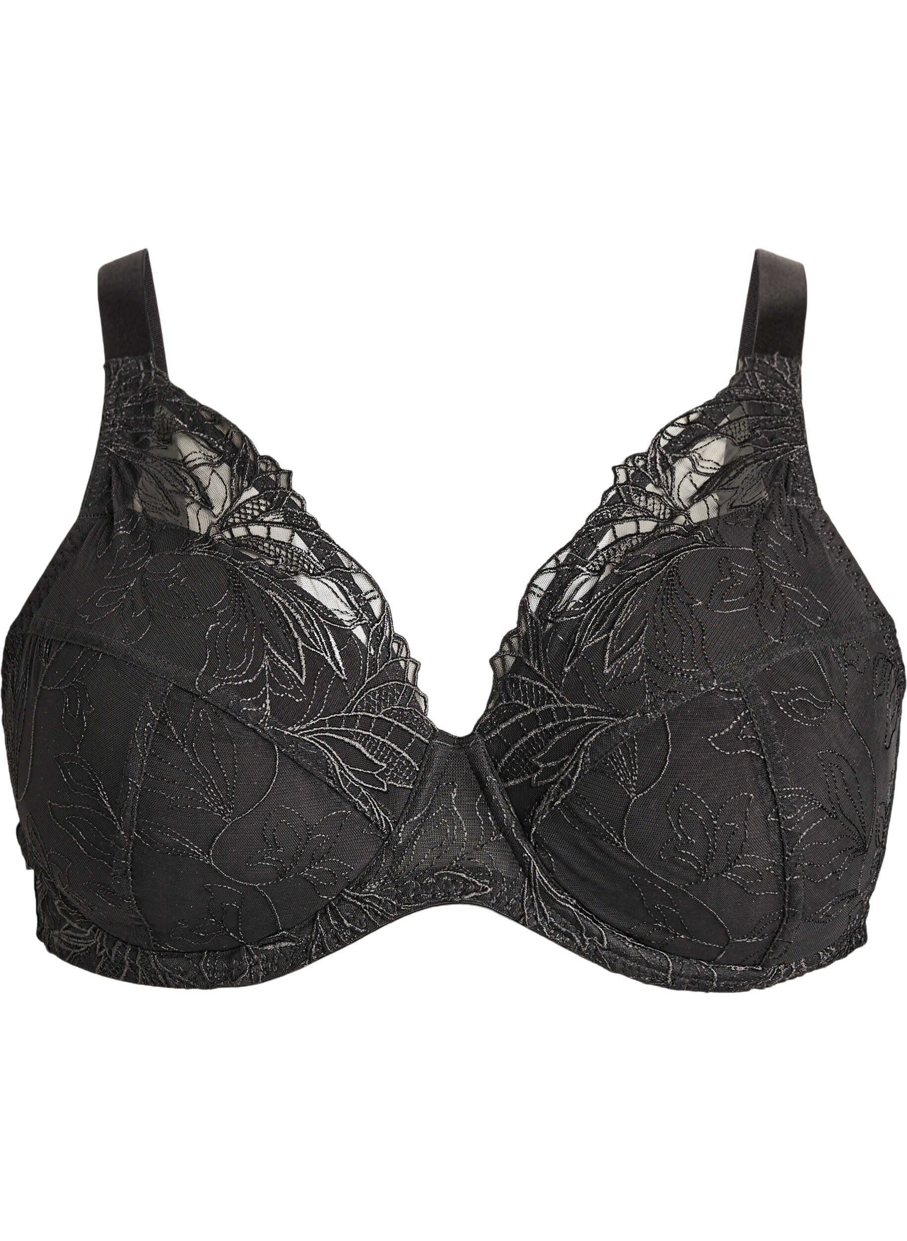 Padded lace bra with underwire