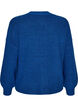 Rib knit cardigan with buttons, Blue, Packshot image number 1