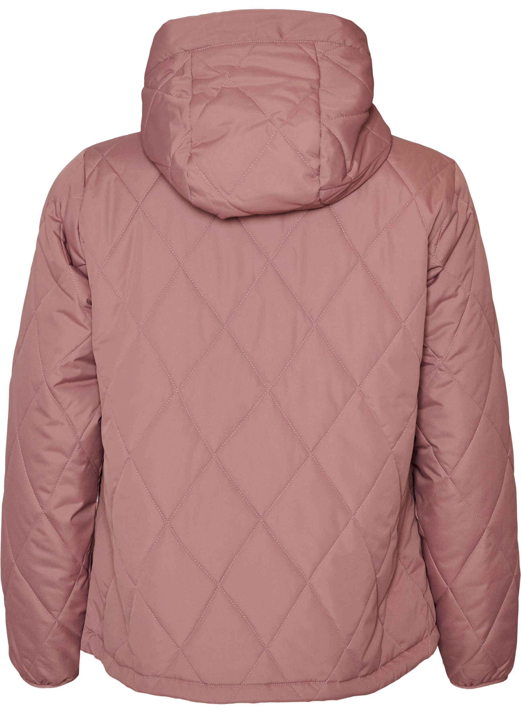 ZizzifashionLightly padded jacket with diamond quilt, Rose, Packshot image number 1