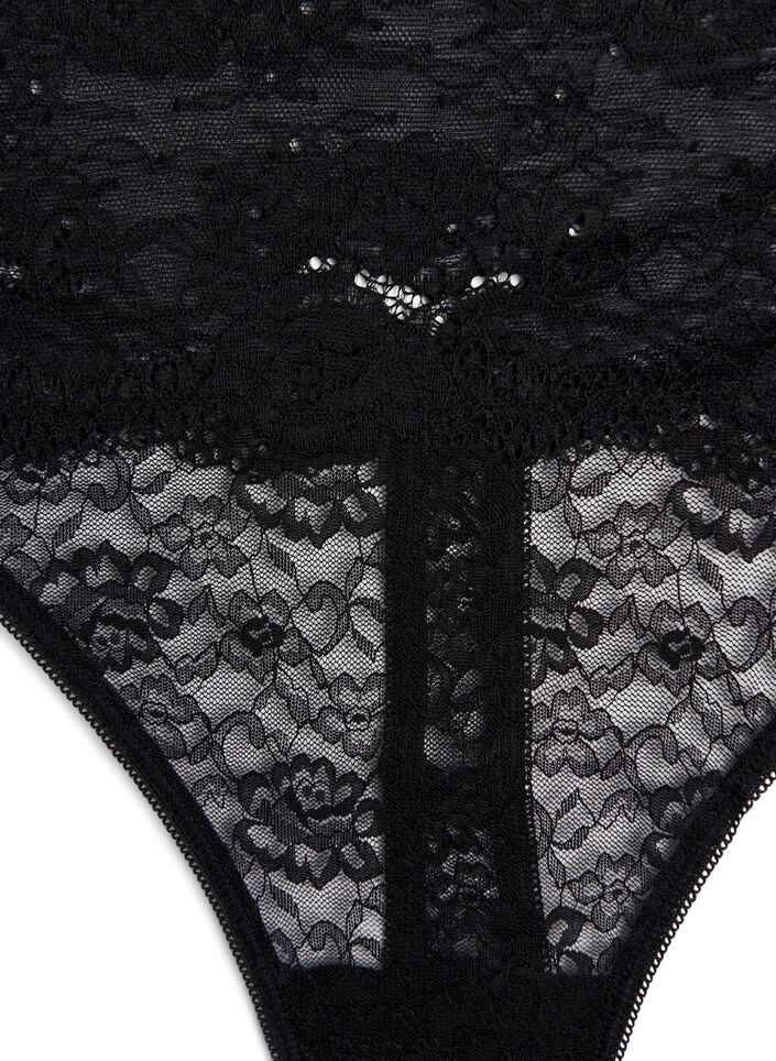 	 2-pack thong, Black, Packshot image number 3
