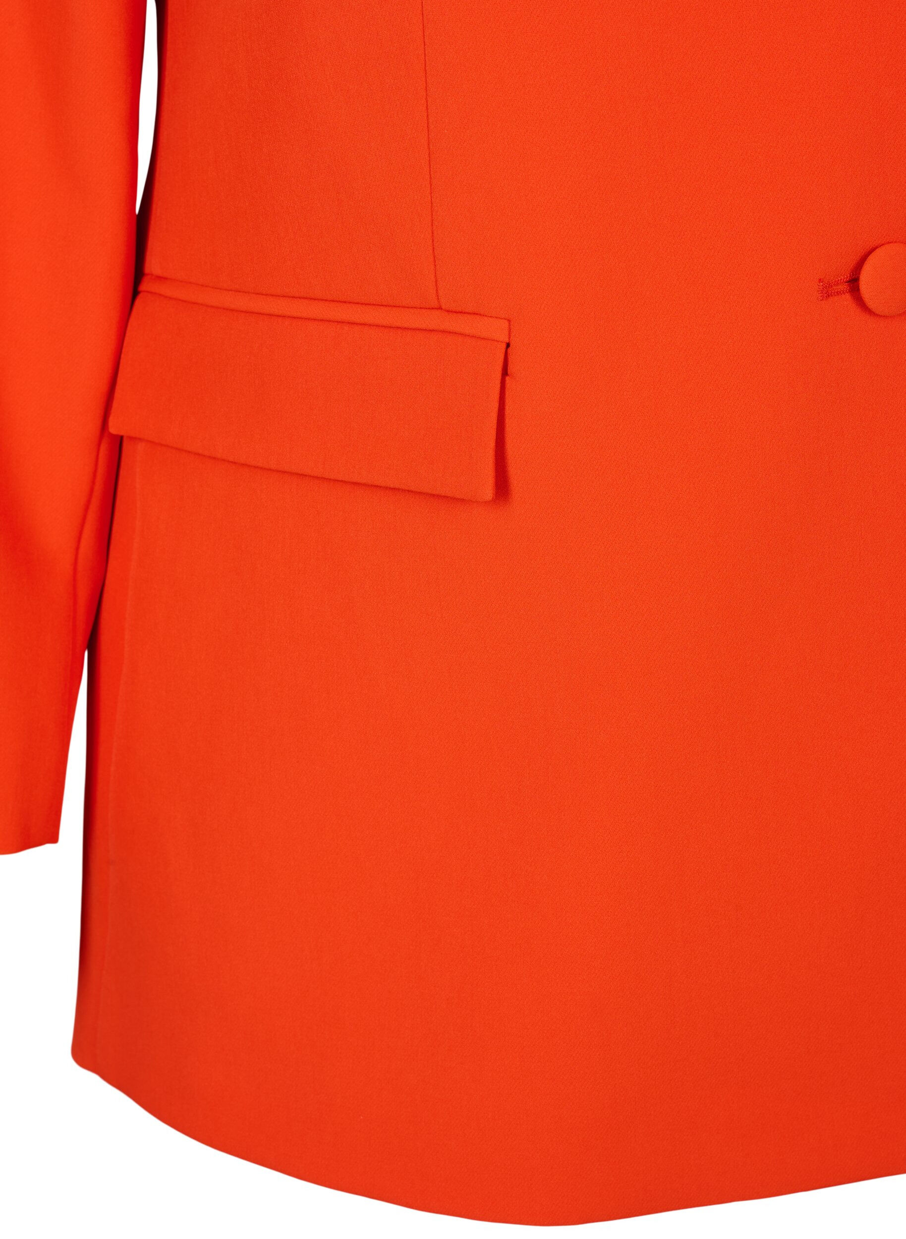 Zizzifashion Classic blazer with button fastening, Orange.com, Packshot image number 3