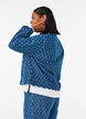 Denim jacket with a distressed pattern, Blue, Model image number 2